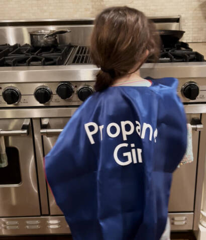 Noelle - Propane Girl Cape